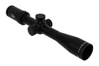Trijicon Credo 2.5-15x42 rifle scope features the second focal plane MRAD center dot reticle